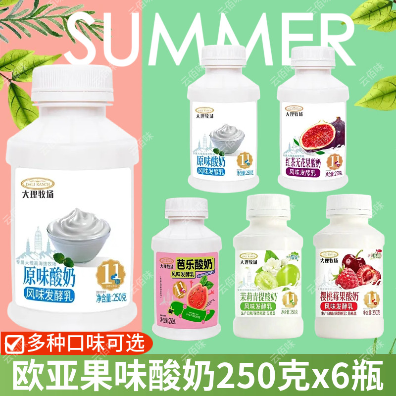 大理欧亚原味酸奶250g*12瓶