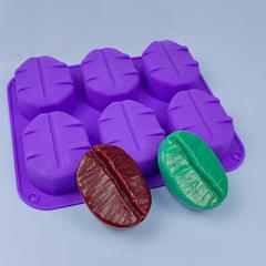 咖啡豆硅胶模具手工皂模香薰蜡烛模翻糖巧克力慕斯蛋糕模具