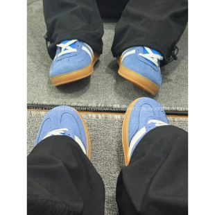 复古蓝色德训鞋 防滑休闲运动阿甘板鞋 男女款 新款 2025秋季 官方正品