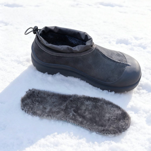 美国正品炭灰色塔斯曼雪地靴男冬季桑坡零下40°保暖加绒防寒棉鞋