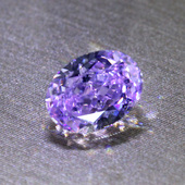 冰花切浅紫色高碳钻裸石戒面紫碧玺紫水晶爆闪钻戒指椭圆形雷迪恩