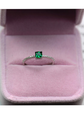 纯银日韩风戒指明星同款不褪色