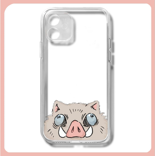 鬼灭之刃伊之助全包手机壳适用苹果14nova10华为p50E mate40小米11opporenovivo荣耀80iPhone13