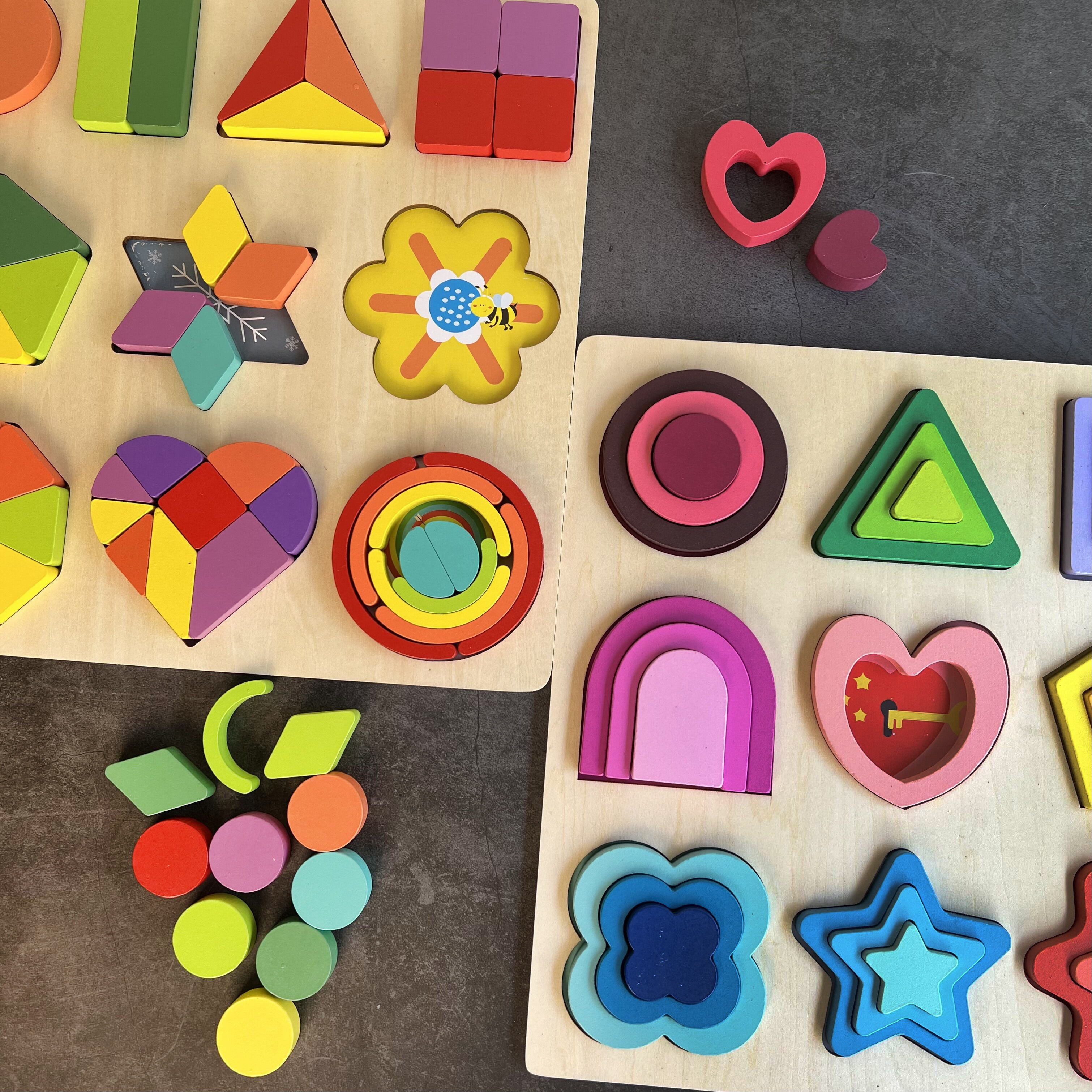 儿童蒙氏早教几何形状认知拼图2-3-6岁宝宝益智拼板配对玩具积木,玩具/童车/益智/积木/模型,拼图/拼板,淘宝优惠券,粉丝福利购,淘宝优惠卷