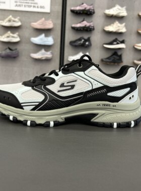 Skechers斯凯奇男士户外鞋抓防滑耐磨缓震舒缓休闲运动鞋237754C