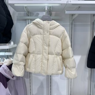 Skechers斯凯奇秋冬儿童宽松连帽保暖舒适短款羽绒外套L425K102