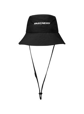 Skechers斯凯奇男女童百搭舒适柔软可拆卸渔夫帽遮阳帽L124K073