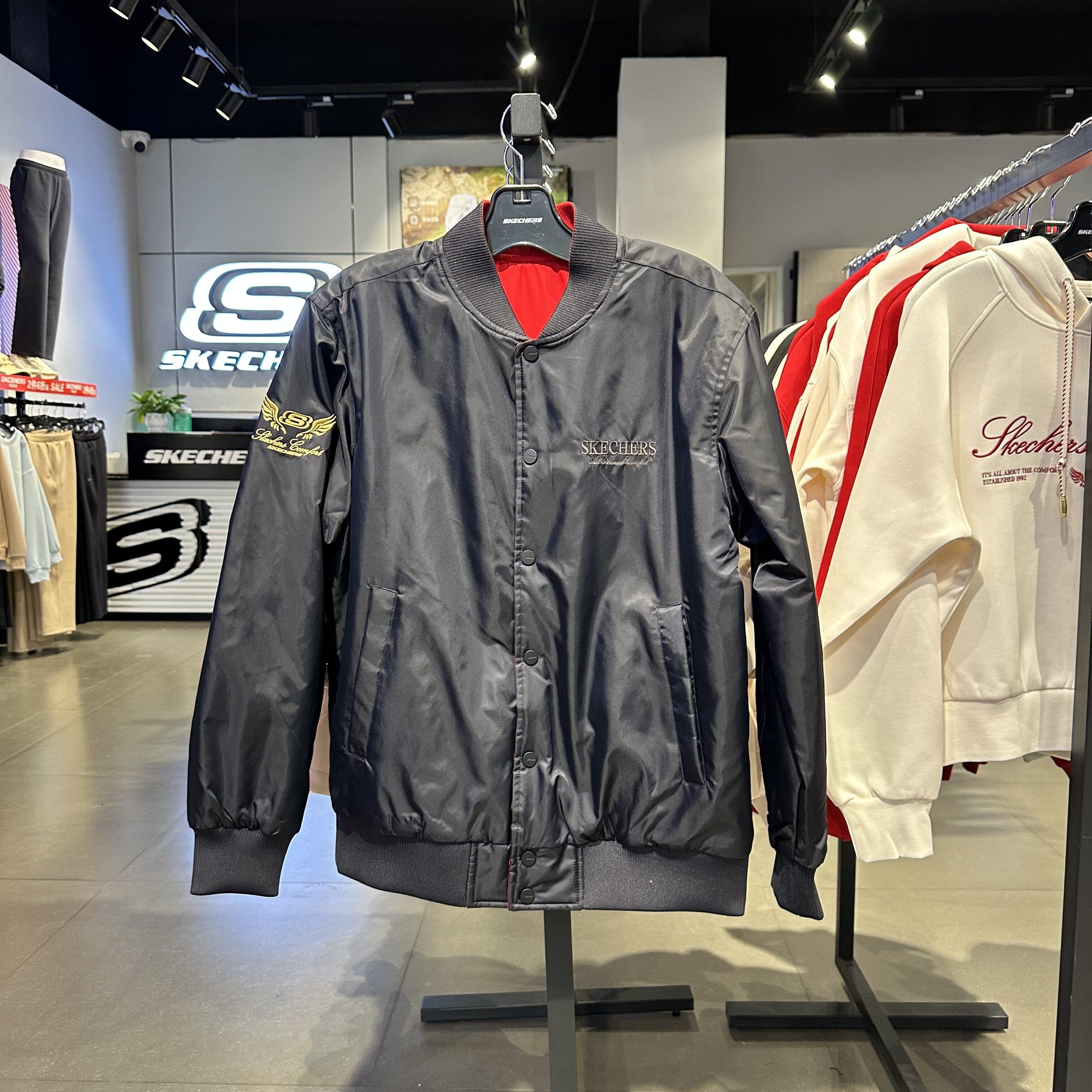 Skechers斯凯奇男女同款马年新年限定秋冬时尚双面穿棉服L126U024,运动服/休闲服装,运动茄克/外套,淘宝优惠券,粉丝福利购,淘宝优惠卷