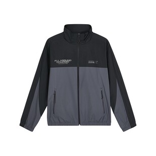 拼色防泼水舒适立领梭织外套L124U149 Skechers斯凯奇男女同款