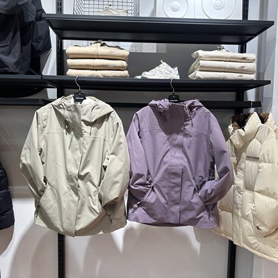 Skechers斯凯奇男女同款三合一羽绒内胆P425M110冲锋衣P425W127