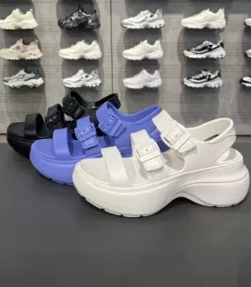 Skechers斯凯奇女子夏季轻质透气厚底增高防滑运动休闲凉鞋111619