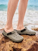 Skechers斯凯奇2042男泡泡鞋 舒适一脚蹬滑足弓休闲洞洞鞋 243341