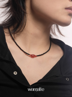 甜酷ins极简设计巴洛克珍珠项链