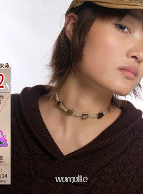 自制小众设计感碎银子项链