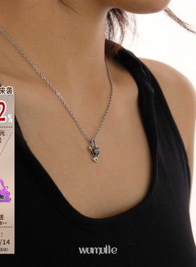 甜酷小众恶魔简约细链