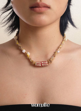 wumulle原创非洲贸易珠编织项链