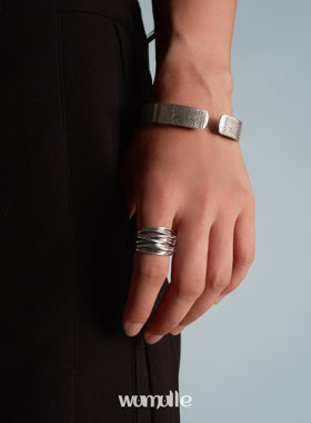 wumulle做旧款泰银缠绕戒指