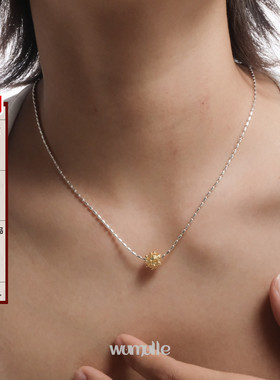 原创设计小众锁骨链新中式项链