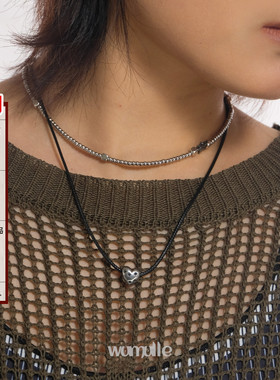 wumulle钛钢皮绳酷百搭中性