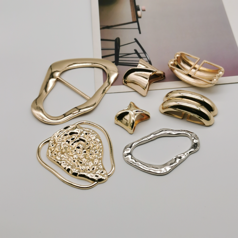 金属抽心异形日字扣胸前连接扣时尚内衣泳衣穿带束缚扣衣服装饰扣