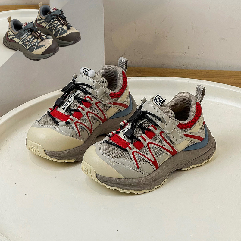 帅气潮酷小朋友春天2026年流行的新款儿童鞋男童女童防滑运动轻便