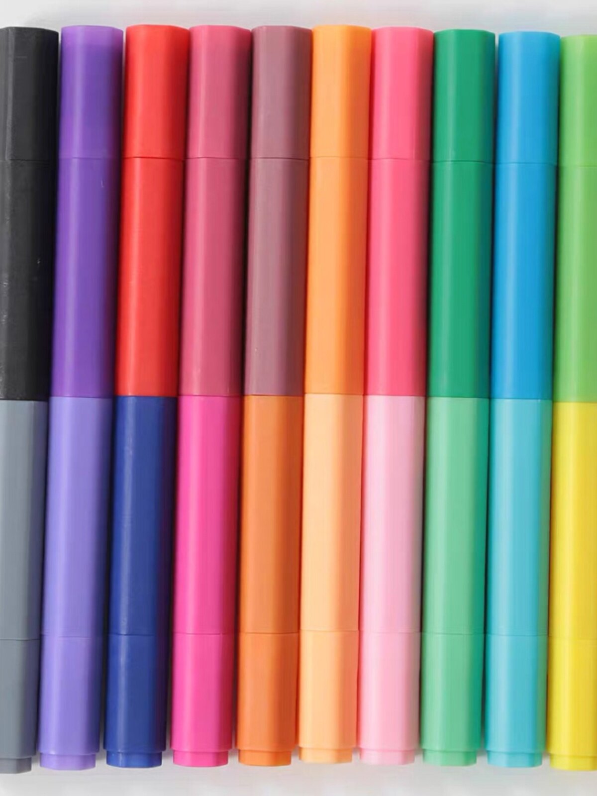 일본 무인양품 육각형 수채화펜 10색 12색 70색 학생용 노트 미니 휴대용 컬러펜