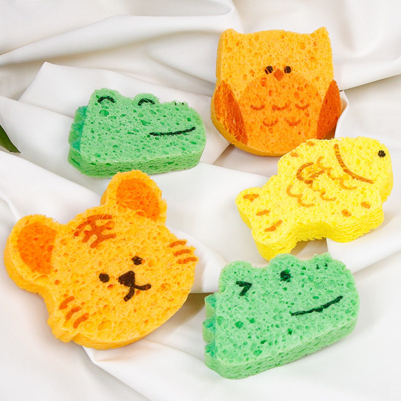 宝宝洗澡海绵儿童搓澡巾婴儿柔软沐浴棉擦婴儿专用天然木浆绵海绵