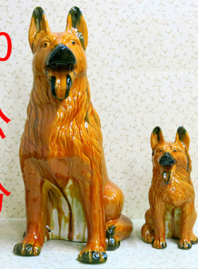 陶瓷狗摆件工艺品生肖属相大门口