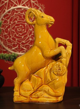 陶瓷招财中式书房美观