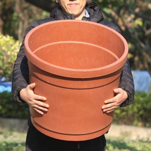 铝塑简约特大种树盆结实耐晒透气