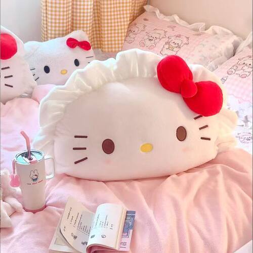 可爱kt猫抱枕毛绒玩具生日礼物饺子猫咪布娃娃儿童安抚玩偶公仔女