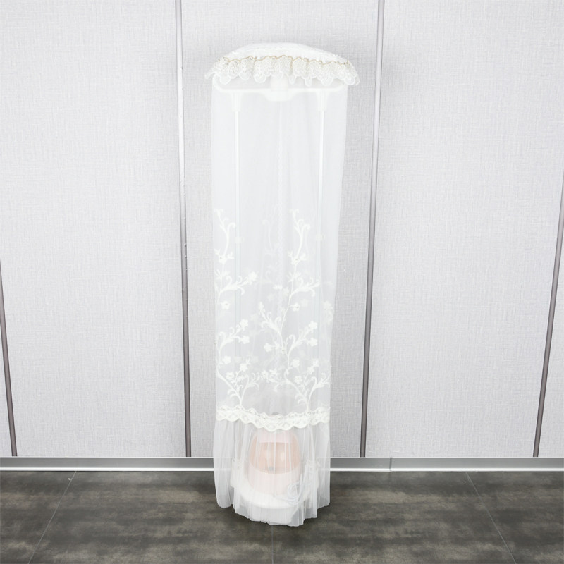 家用欧式挂烫机罩蕾丝布艺双杆全包装饰防尘罩落地电风扇罩子包邮