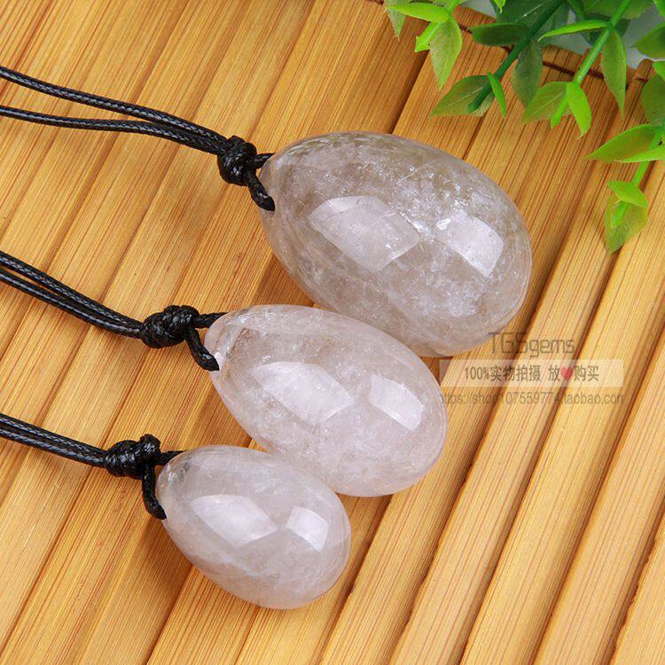 천연 크리스탈 옥 외음부 계란 차 크리스탈 계란 마사지 스톤 여성 산후 외음부 회복 정형 공예