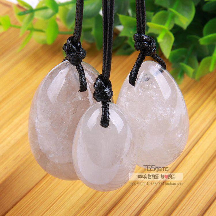 천연 크리스탈 옥 외음부 계란 차 크리스탈 계란 마사지 스톤 여성 산후 외음부 회복 정형 공예