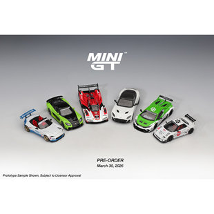 驰誉模型 MINIGT 1:64 兰博基尼阿斯顿马丁保时捷马自达 合金车模