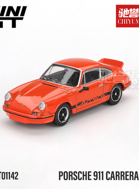 驰誉模型 MINIGT 1:64 #1142 保时捷911 Carrera RS 2.7 合金车模