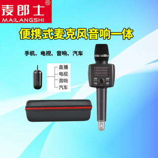 麦郎士T11无线麦克风便携话筒音响一体户外大功率蓝牙音箱直播K歌