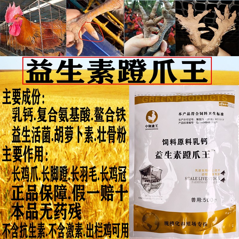 中轲禽鸡鸭鹅长脚蹬鸡爪脚钉速效