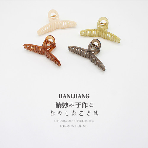 韩国网红高级感鲨鱼夹