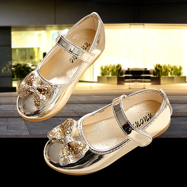 Chaussures enfants en autre ronde paillette pour printemps - semelle tendon - Ref 1011085 Image 1