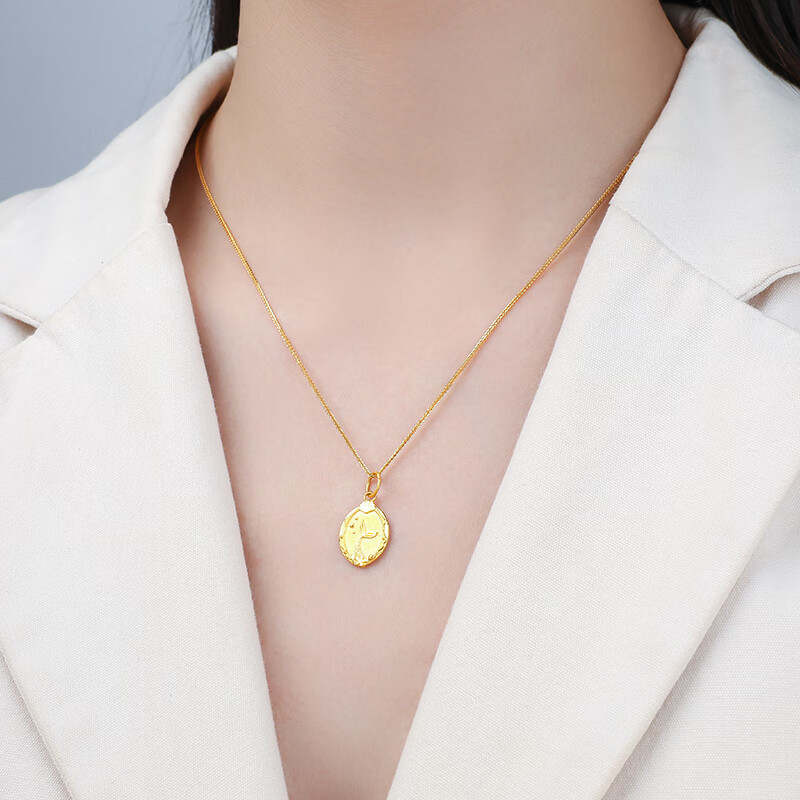 18k金项链针式万能锁穿珠子专用