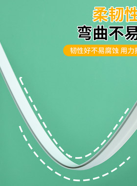 pvc软膜灯箱卡条软膜灯箱龙骨塑料异形灯箱卡槽塑料卡条F码h码
