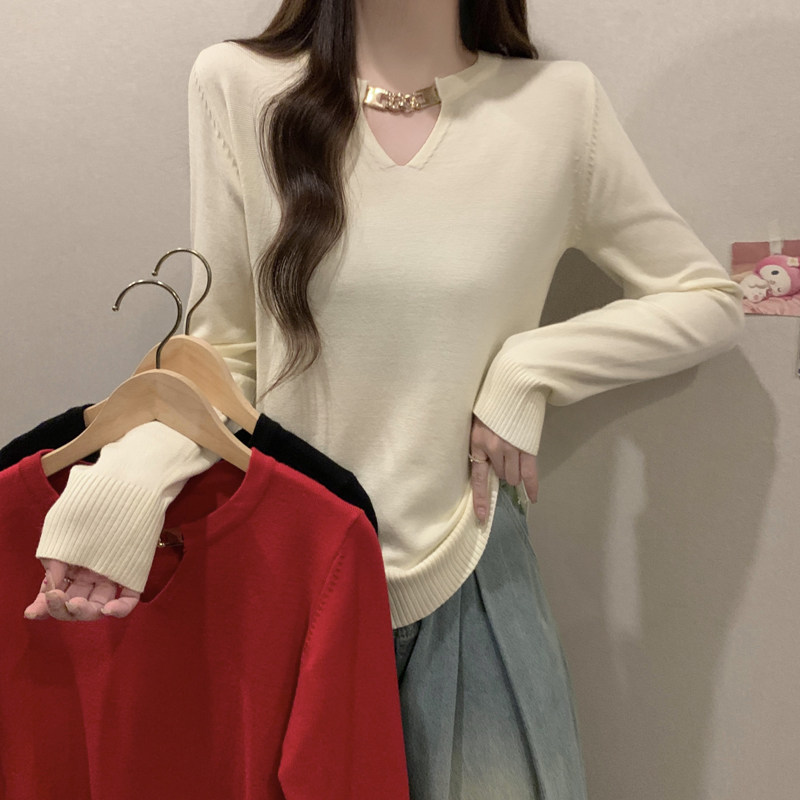 2025年大码女装秋冬新款针织衫胖mm毛衣打底衫胖妹妹显瘦上衣