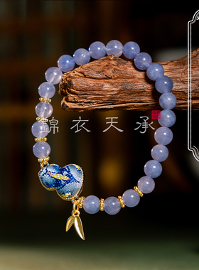 锦衣天承 黄沙锦绣葫芦手链