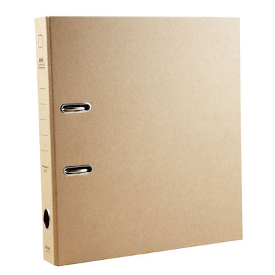 得力5912 牛皮纸系列2寸快劳夹 双孔资料夹 快捞夹 文件夹