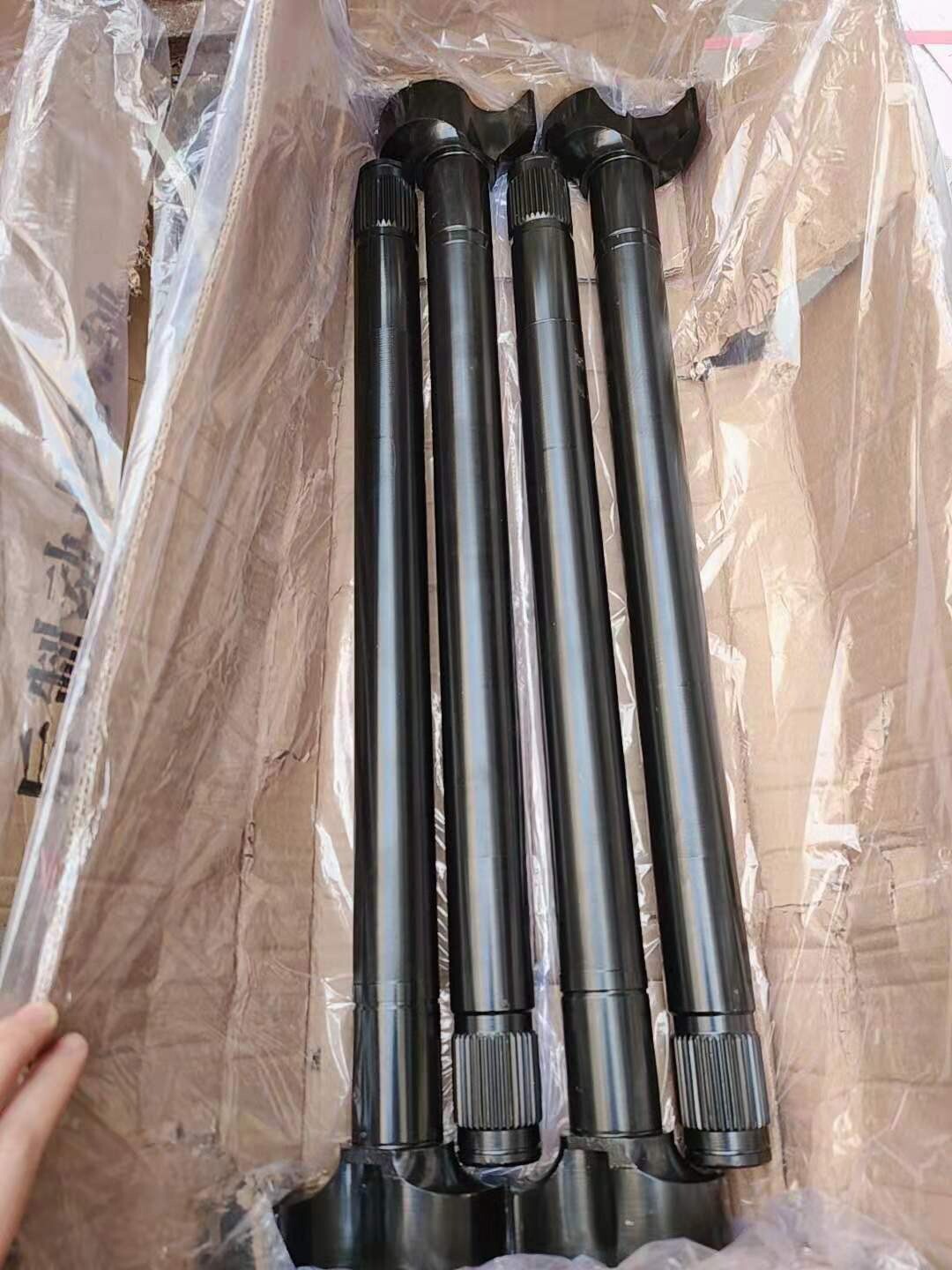 富华桥半挂车刹车凸轮轴 翻杠轴高频淬火热处理 590长 半挂车配件