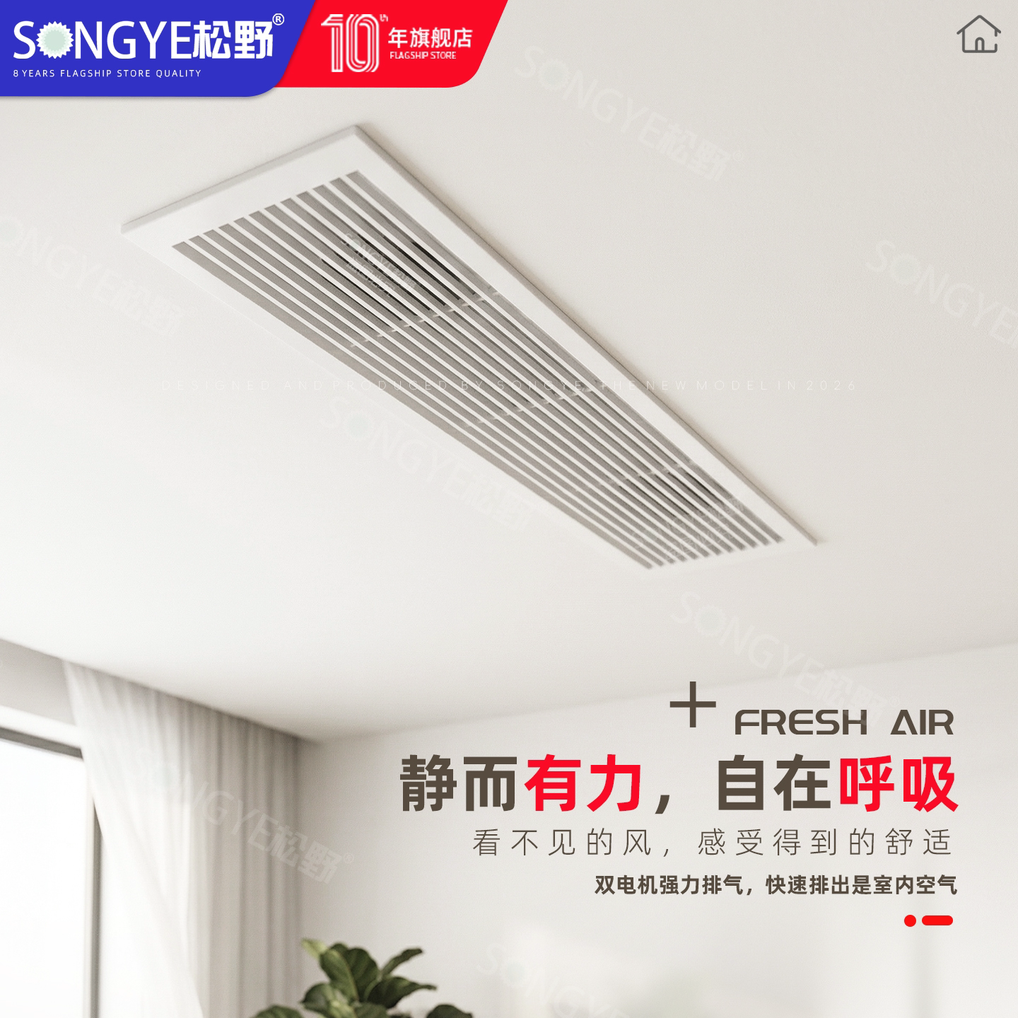 顶装侧装两用，直流电机图片
