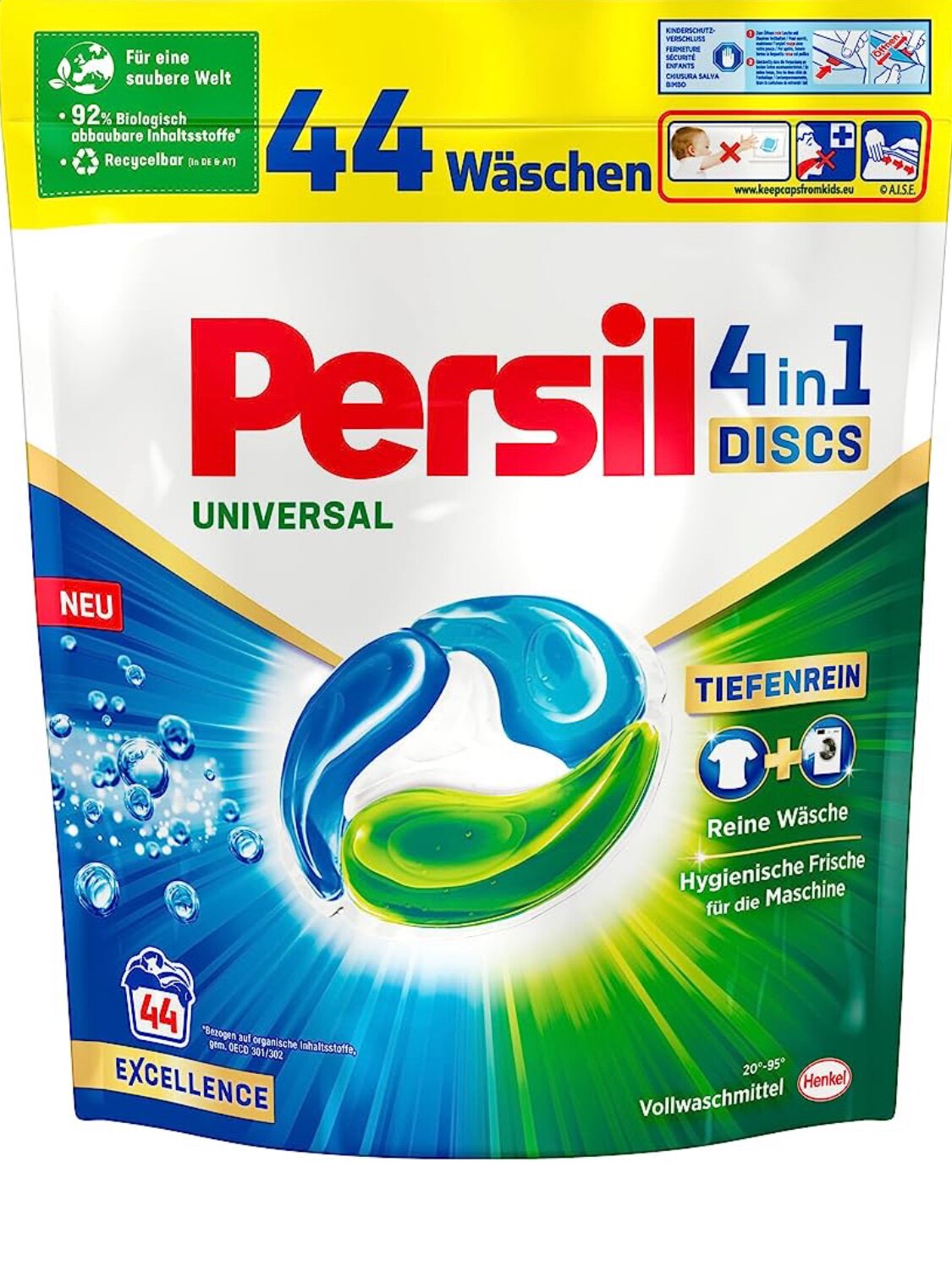 德国persil洗衣珠多效合一小飞碟