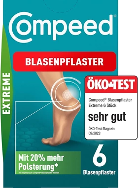 在途德国购compeed足跟水泡贴 防摩擦缓解疼痛吸收水泡不留疤6贴