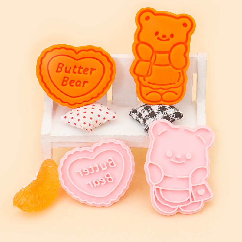 卡通饼干模具黄油小熊拎包熊